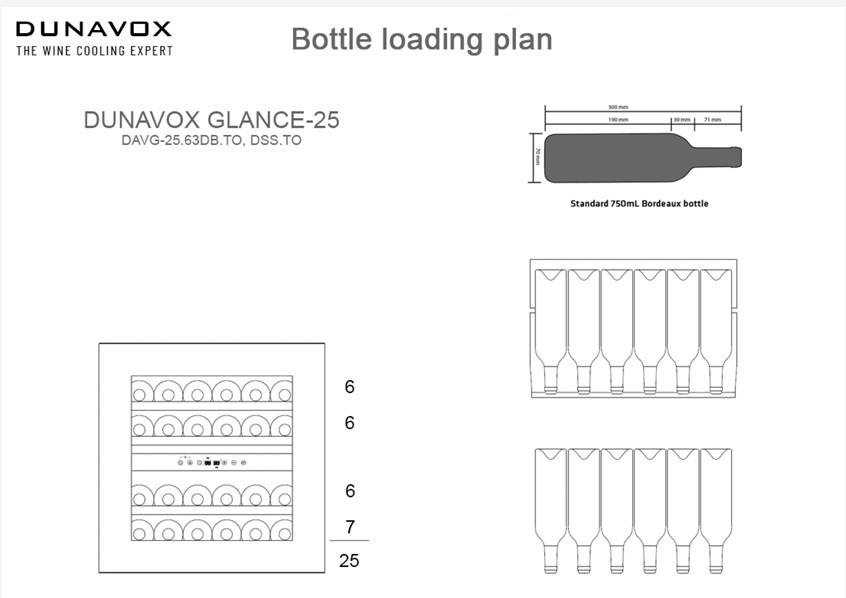 Винный шкаф Dunavox DAVG-25.63DOP.TO