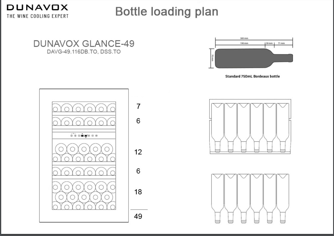 Винный шкаф Dunavox DAVG-49.116DOP.TO