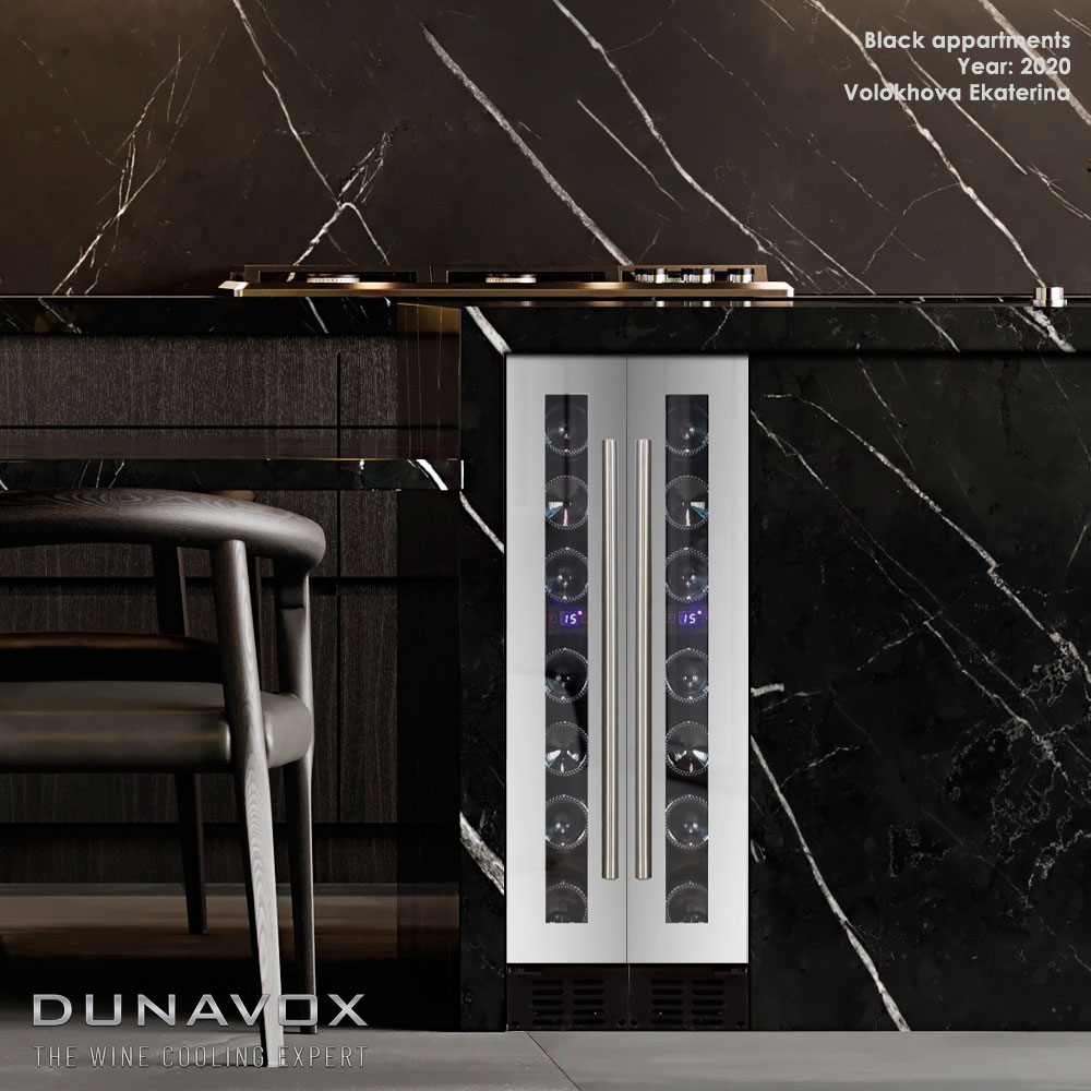 Винный шкаф Dunavox DX-7.20SSK/DP