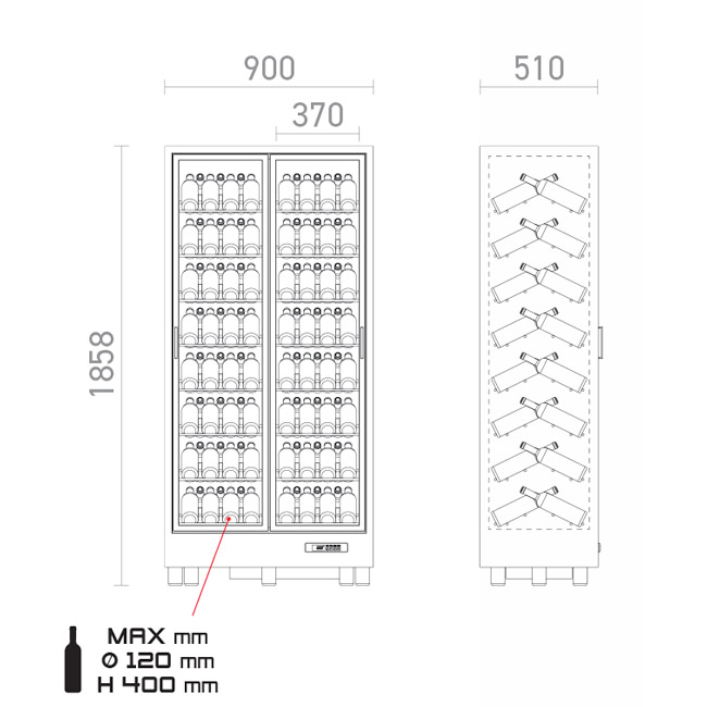 Винный шкаф EXPO PM-VAR12